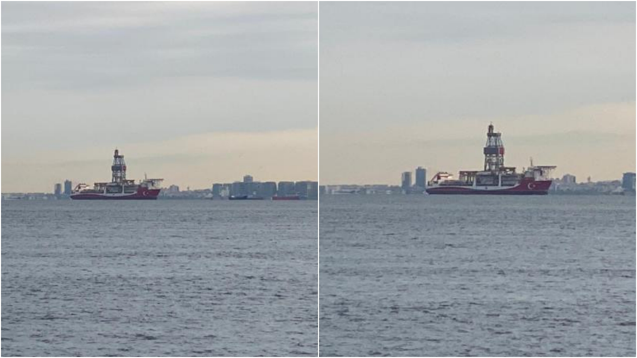 Kanuni Sondaj Gemisi İstanbul'da