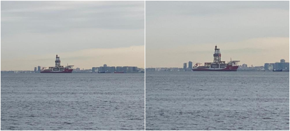 Kanuni Sondaj Gemisi İstanbul'da