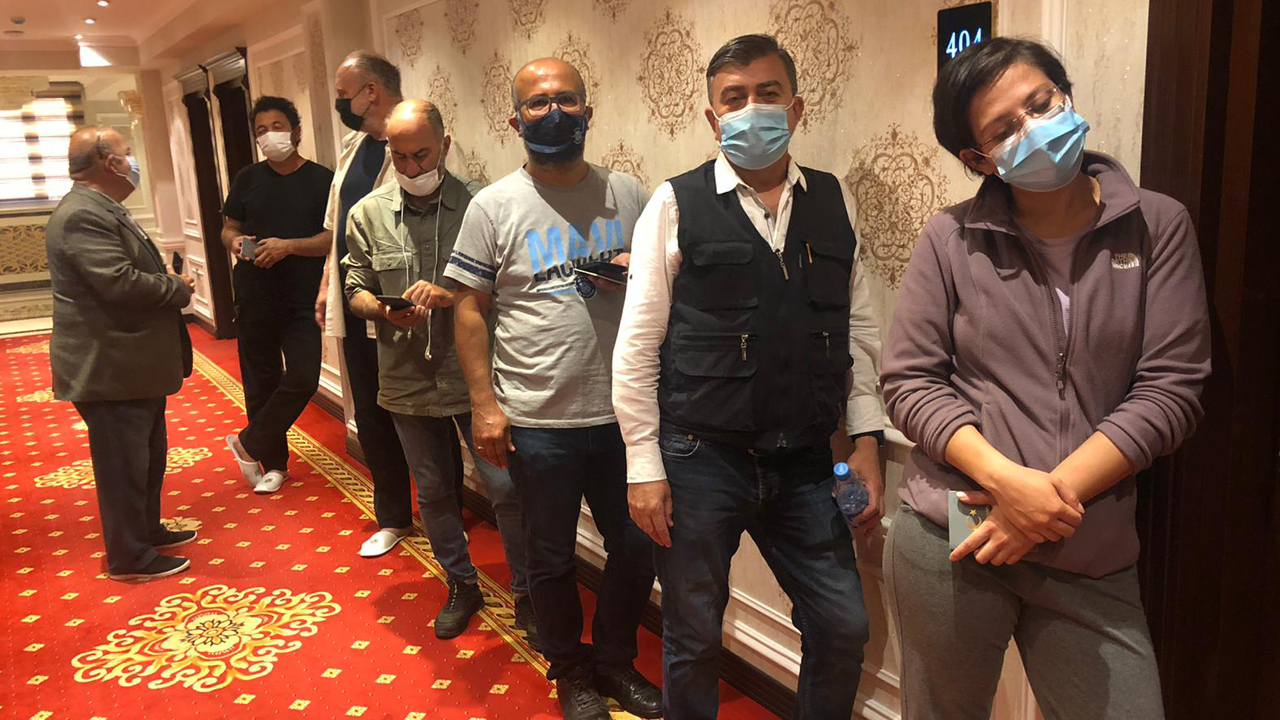 Mevlüt Yüksel'e korona testi