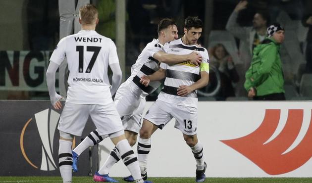 2-0 geriye düşen Gladbach Fiorentina'yı 4-2 işte böyle yendi!