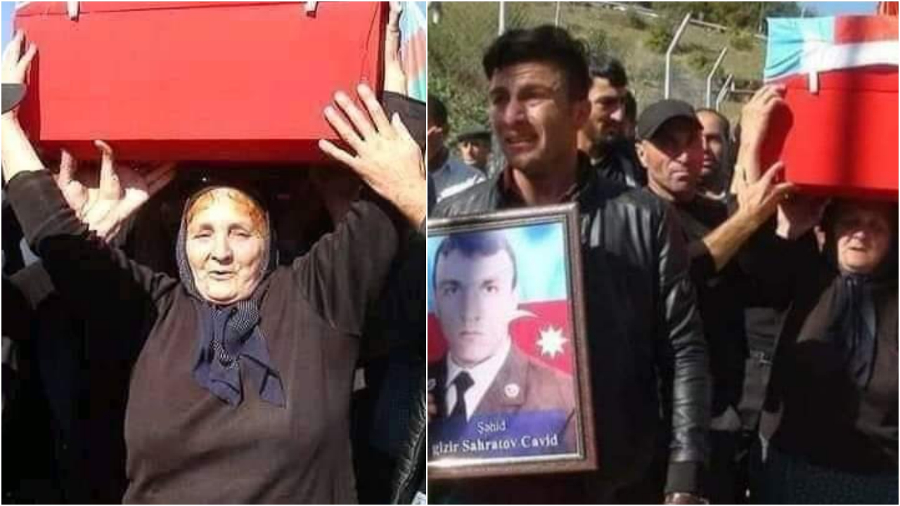 Şehit oğlunu gururla taşıdı