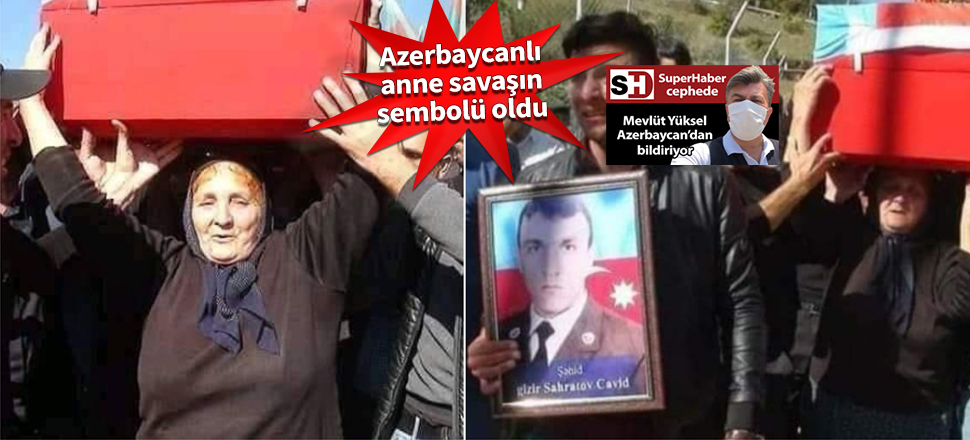 Şehit oğlunu gururla taşıdı