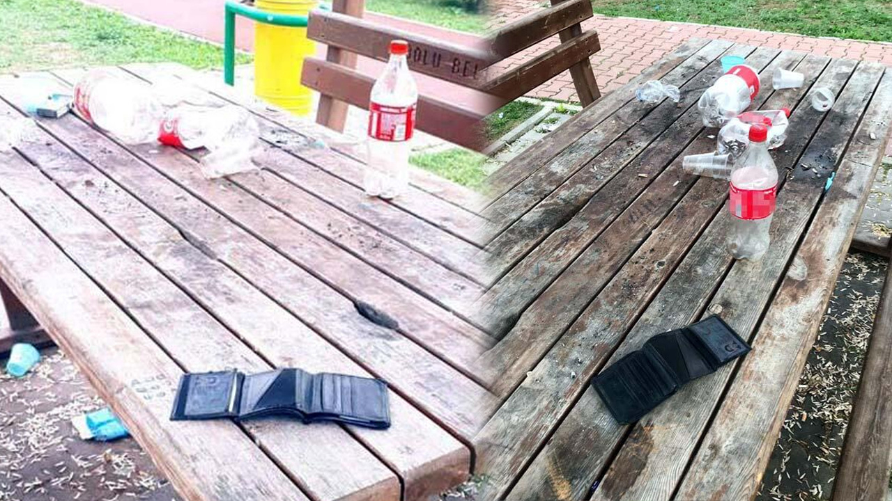 Masada bıraktığı çöpleri toplamak şartını yerine getirdi, unuttuğu kimliğini aldı!