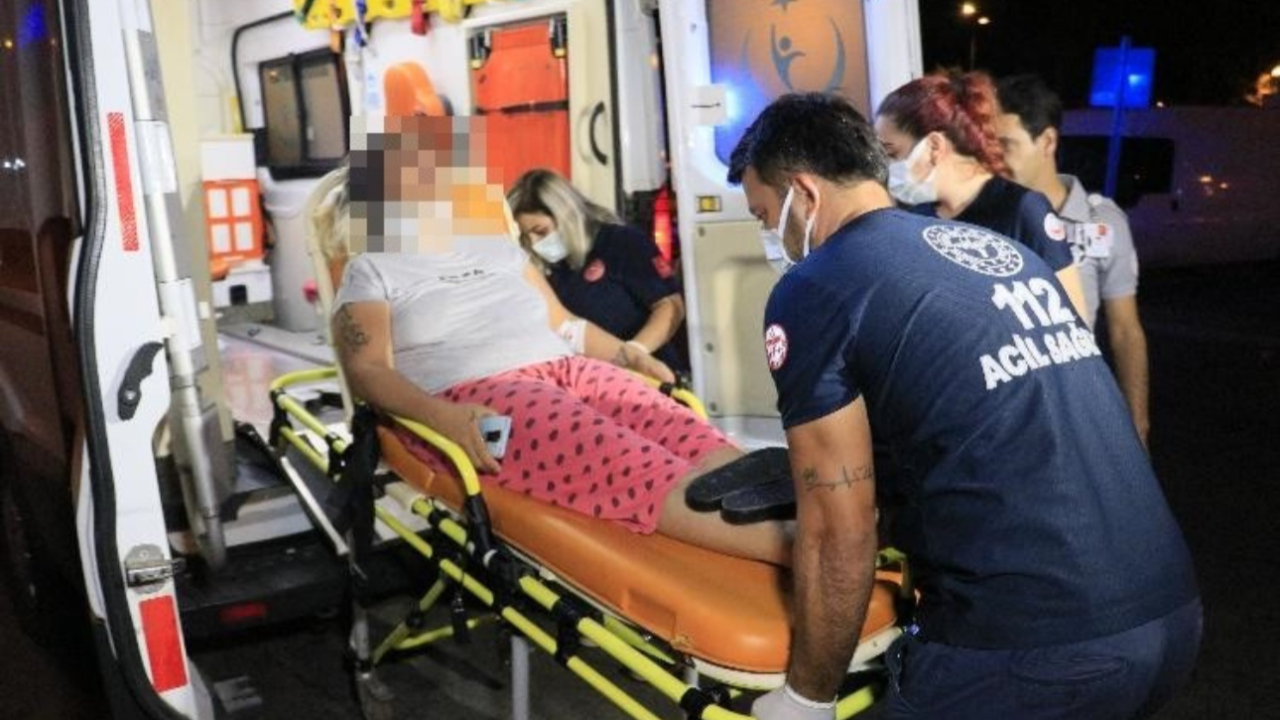 Çığlıklarına polis yetişti