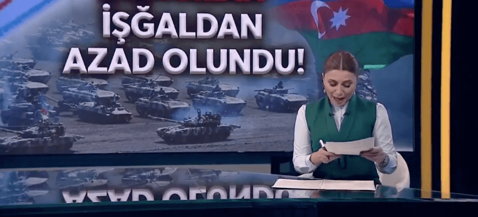 Zengilan'ın işgalden kurtuluş haberini gözyaşlarıyla verdi