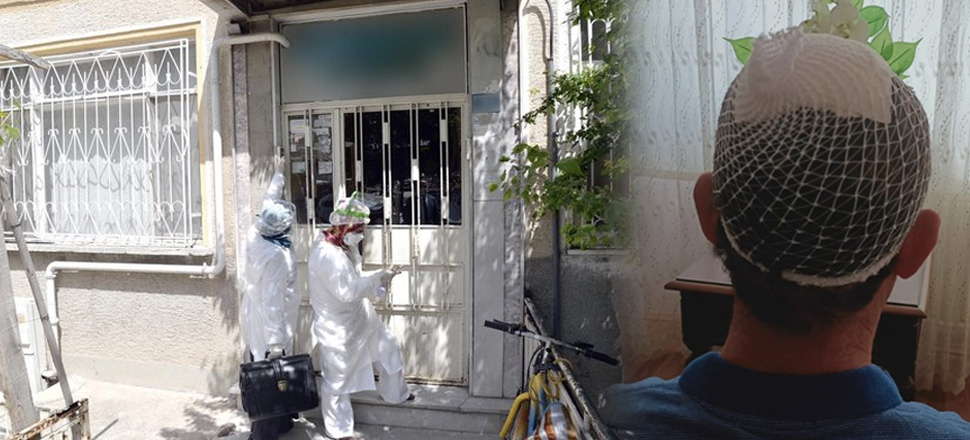 Filyasyon ekibini apartmanda alıkoydu! Ekip şoförünü darp etti!