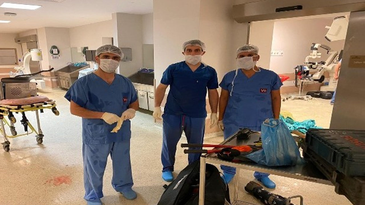 Elini kıyma makinesine kaptıran askeri itfaiye kurtardı