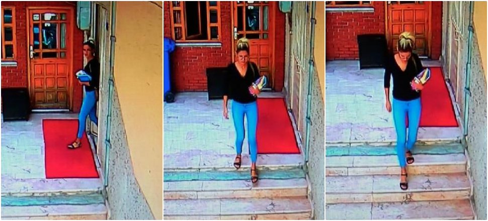 Melek'in ölüme yürüdüğü anlar kamerada