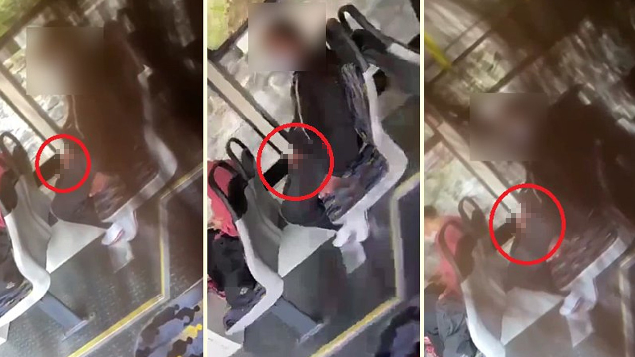 İETT otobüsünde yandaki kadına bakıp kendini tatmin etti!