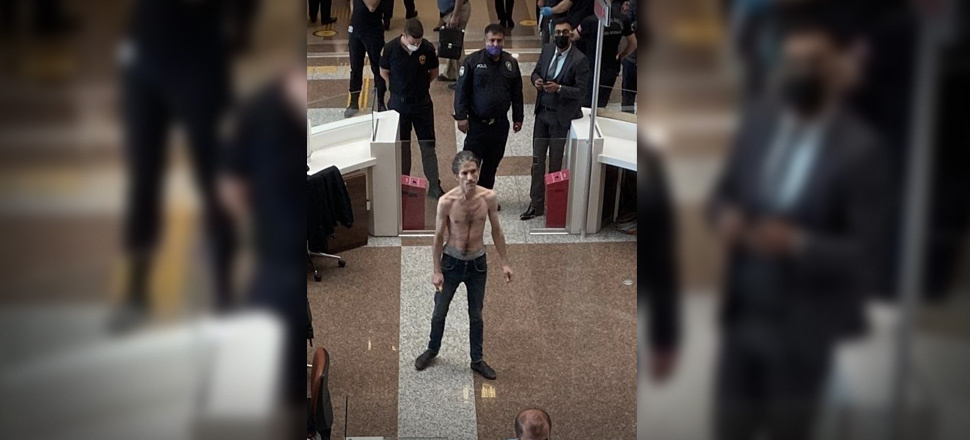 İstanbul Adalet Sarayı'nda korku dolu anlar!