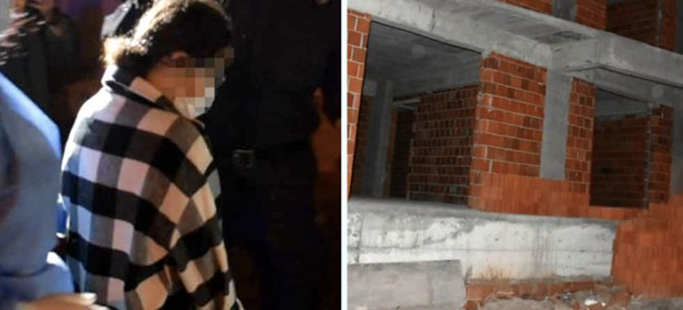 İnşaatta elleri ve ayakları bağlı bulunan kız itiraf etti: Annem babam kızmasın diye yaptım