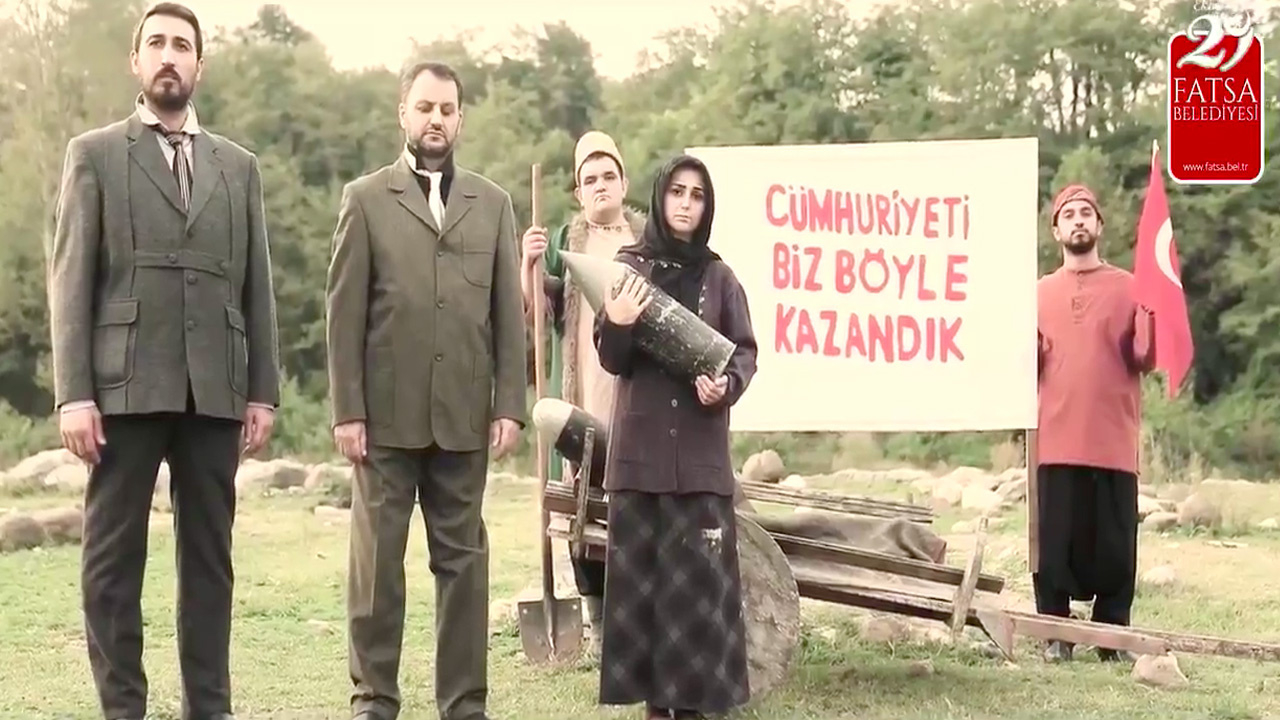Fatsa Belediyesi'nden 29 Ekim videosu