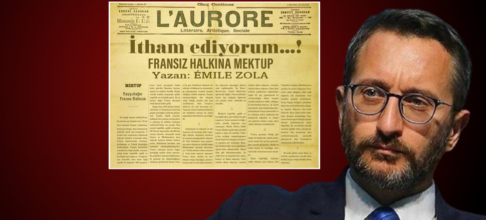 İletişim Başkanı Fahrettin Altun'dan Fransız halkına mektup!