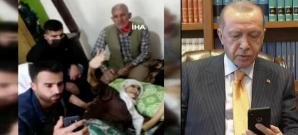 Cumhurbaşkanı Erdoğan'dan Menica nineye 'Geçmiş olsun' telefonu