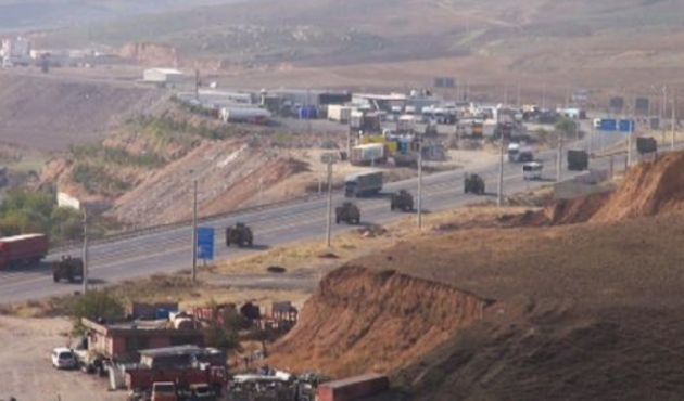Suriye sınırına askeri sevkiyat