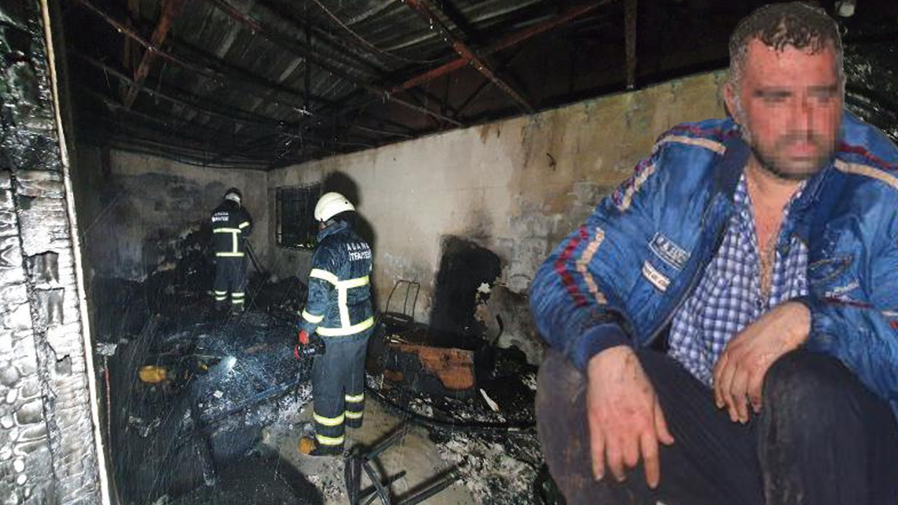Önceden annesiyle yaşadığı evi benzin dökerek yaktı!