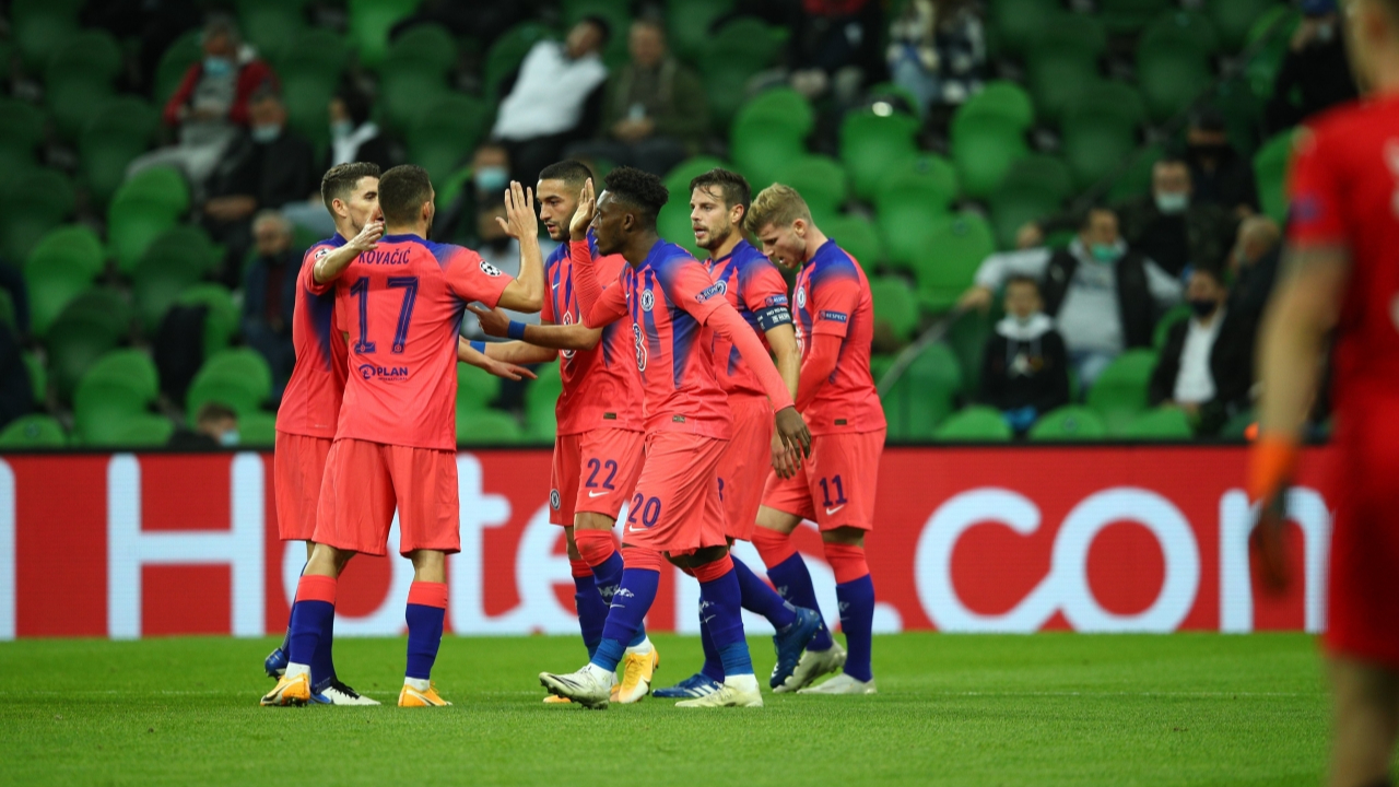 Chelsea'den Krasnodar'a deplasmanda 4 gol