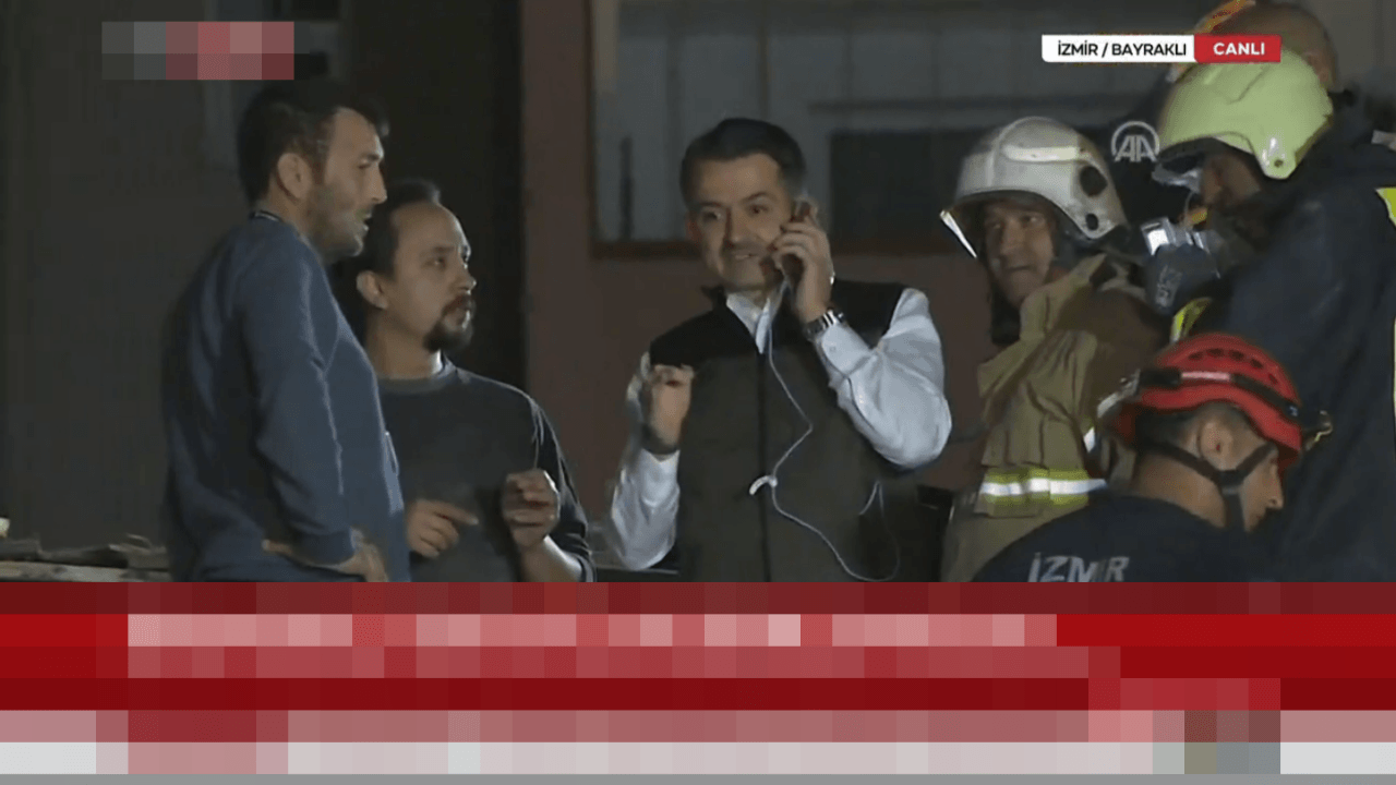 Bakan Pakdemirli enkazdaki kişiye telefonla ulaştı