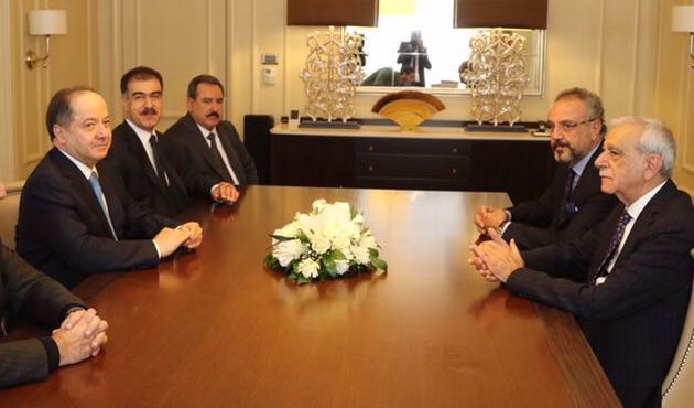 Ahmet Türk ve Sırrı Sakık, Barzani'yle görüştü!