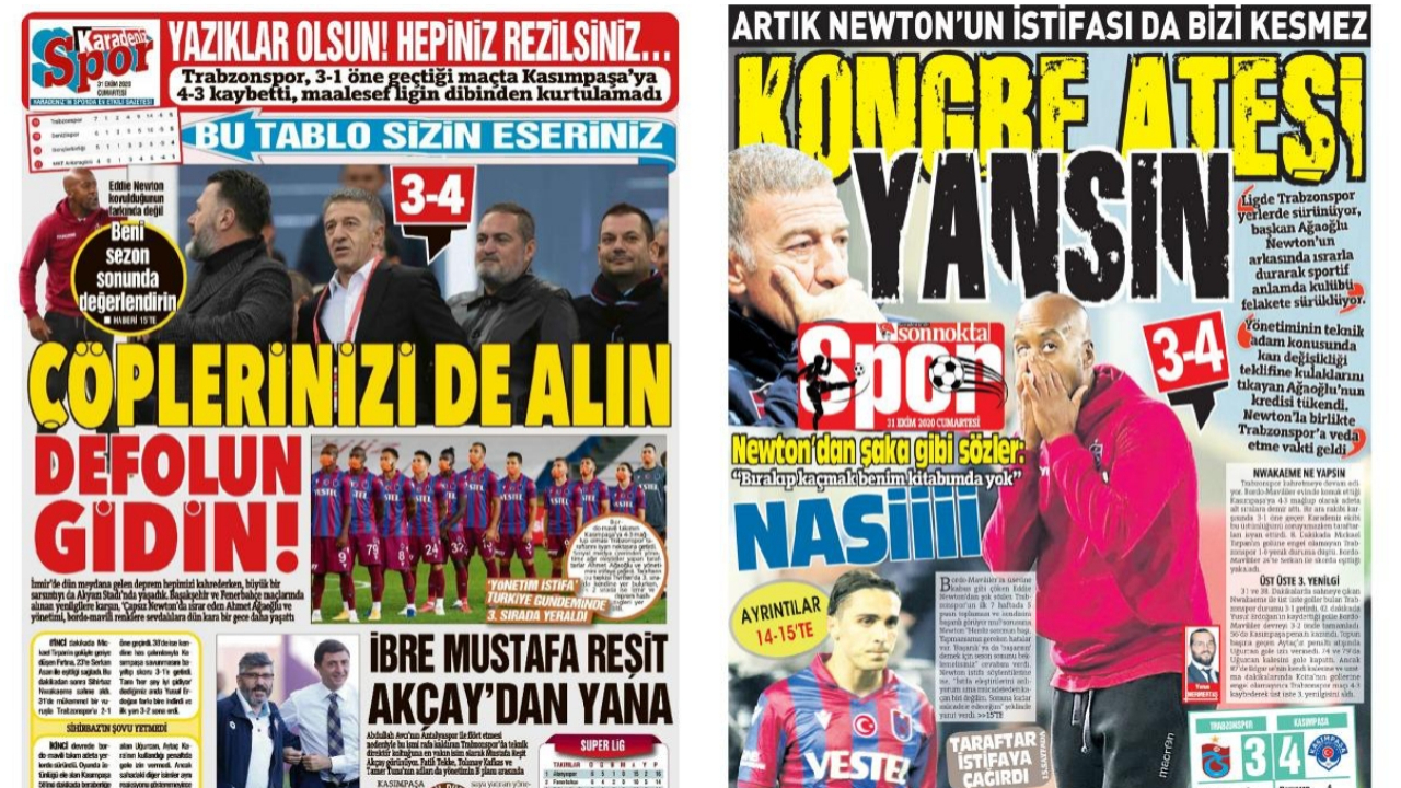 Trabzon yerel basını Ahmet Ağaoğlu'na öfke kustu