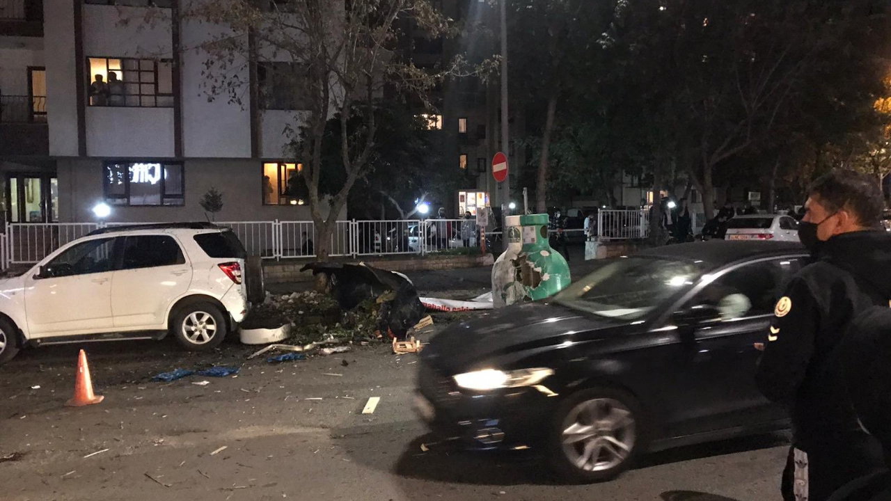 Ataşehir'de şiddetli patlamadan ilk görüntüler