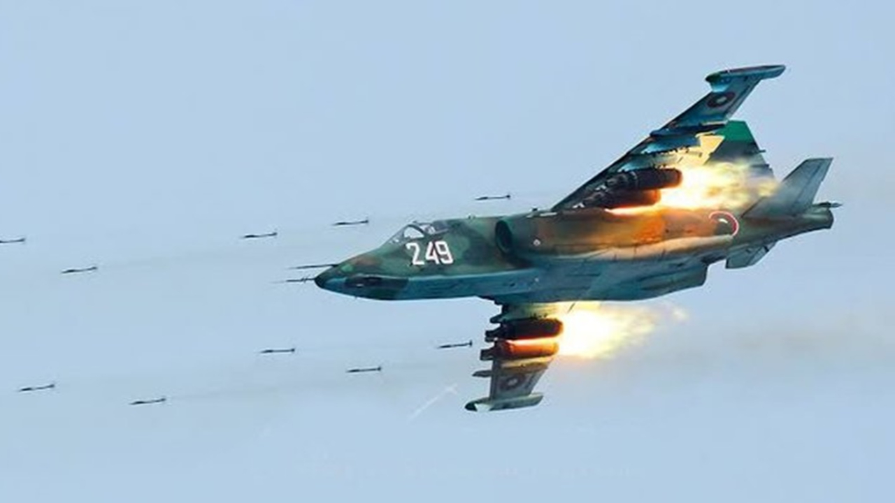Azerbaycan ordusu, SU-25 savaş uçağını düşürdü