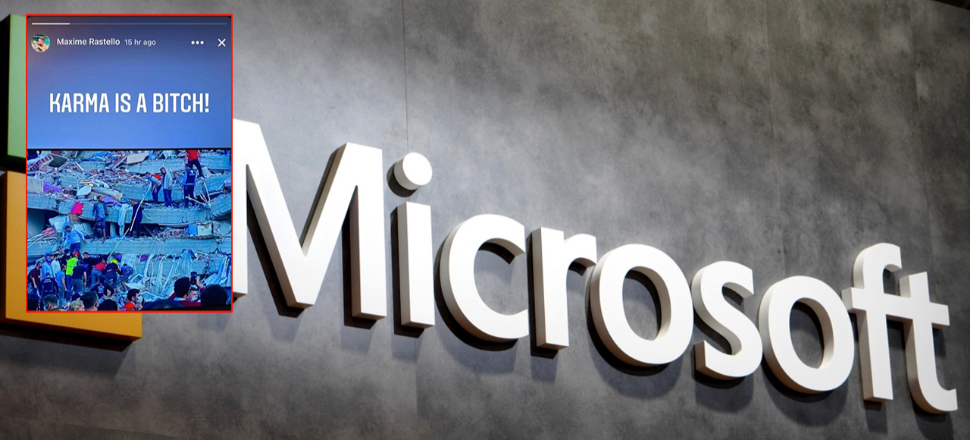 Microsoft çalışanından skandal 'İzmir' paylaşımı