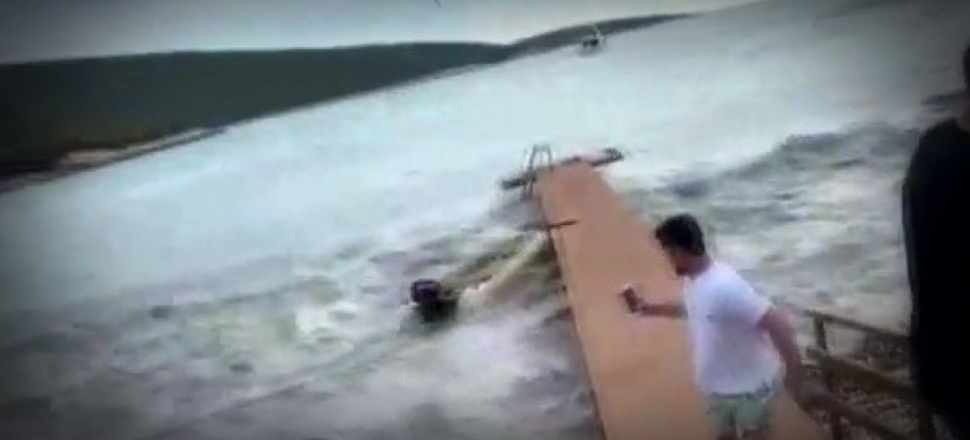 İzmir’de yaşanan tsunaminin yeni dehşet görüntüleri ortaya çıktı!