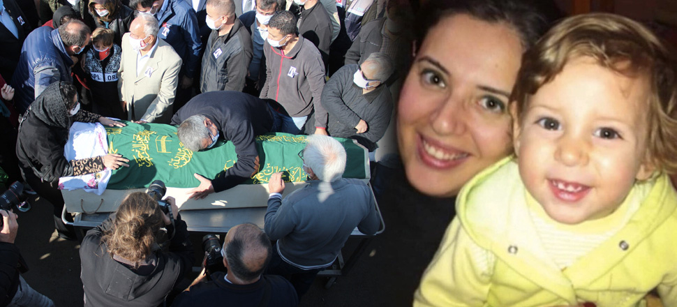 Minik Ayda’nın annesi Fidan Gezgin gözyaşları içinde toprağa verildi!