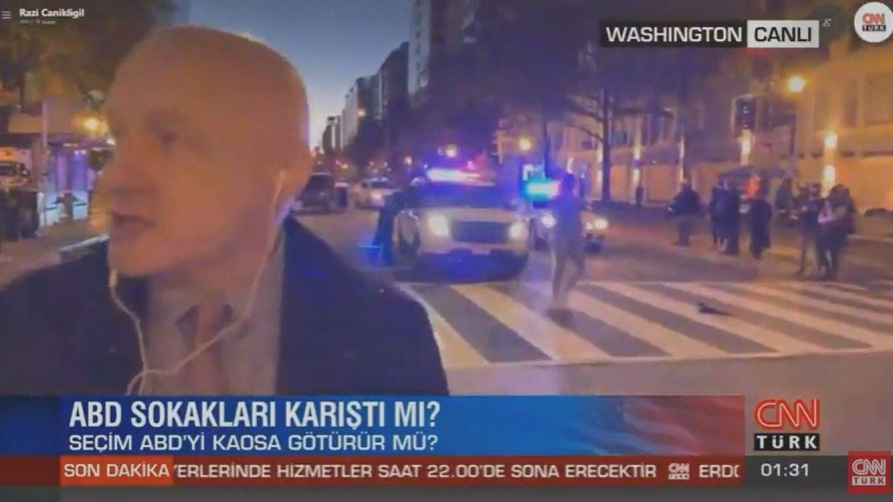 Beyaz Saray'ın önü karıştı! 2 gözaltı