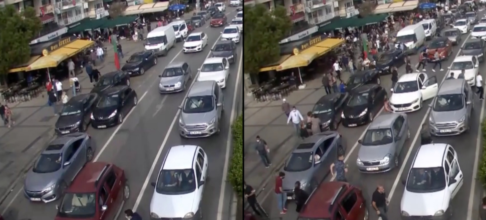 Araçlarını bırakıp kaçtılar!