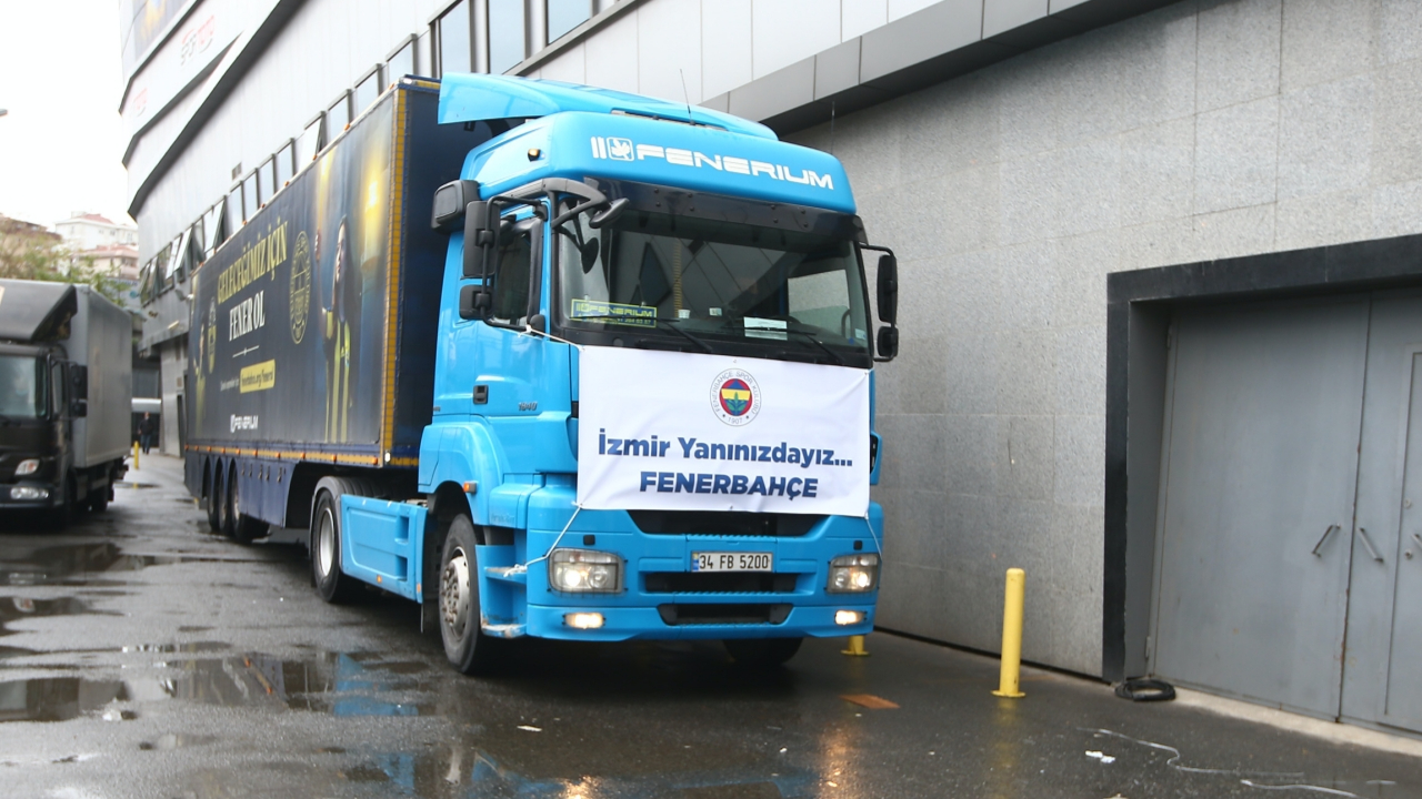 Fenerbahçe'den İzmir'deki depremzedelere yardım