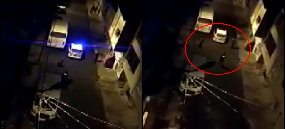 Polis, bıçaklı saldırganı bacağından vurularak yakaladı