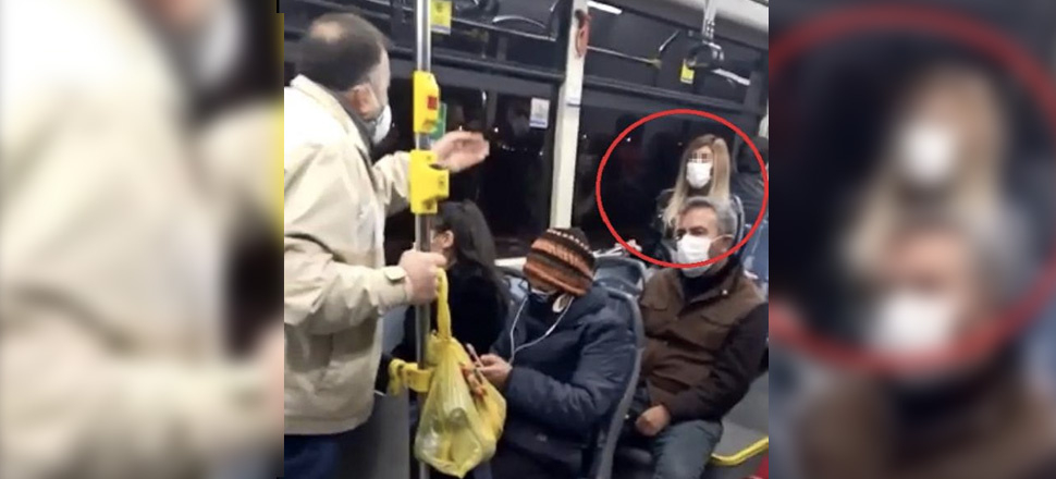 Ankara'da belediye otobüsünde 'koronavirüs' paniği!