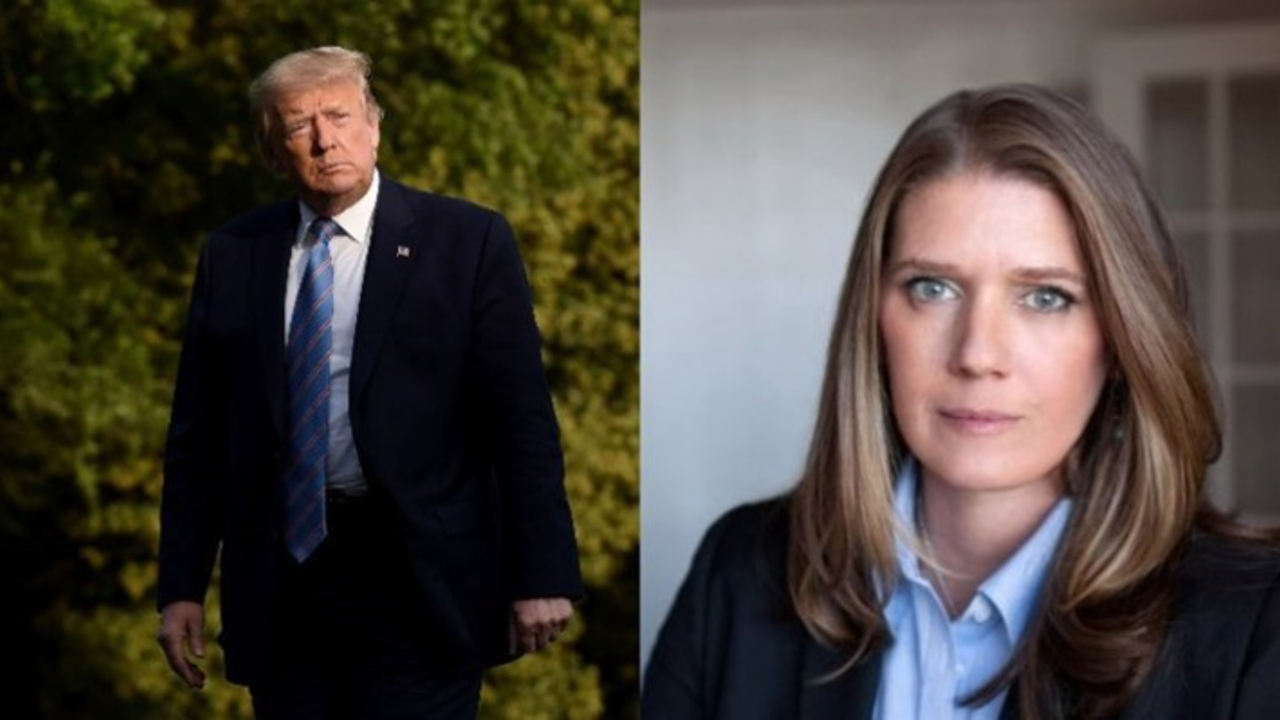Trump'ın yeğeninden Biden şapkalı kutlama