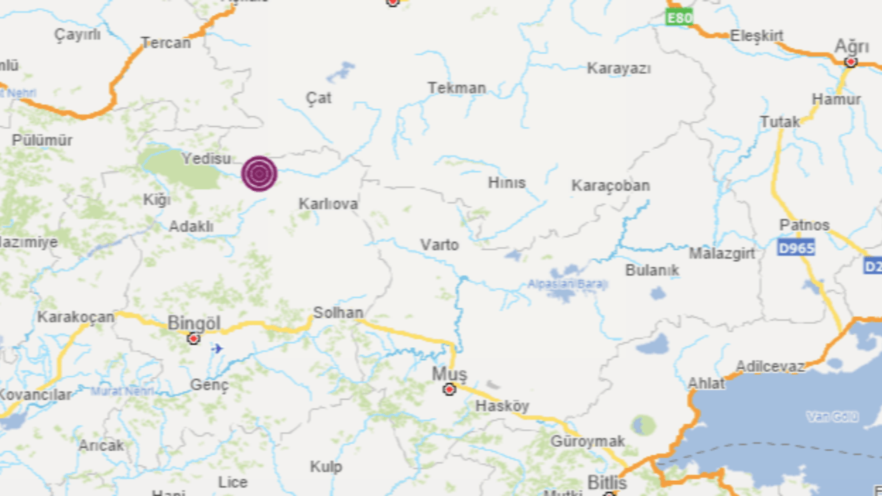 Bingöl'de korkutan deprem
