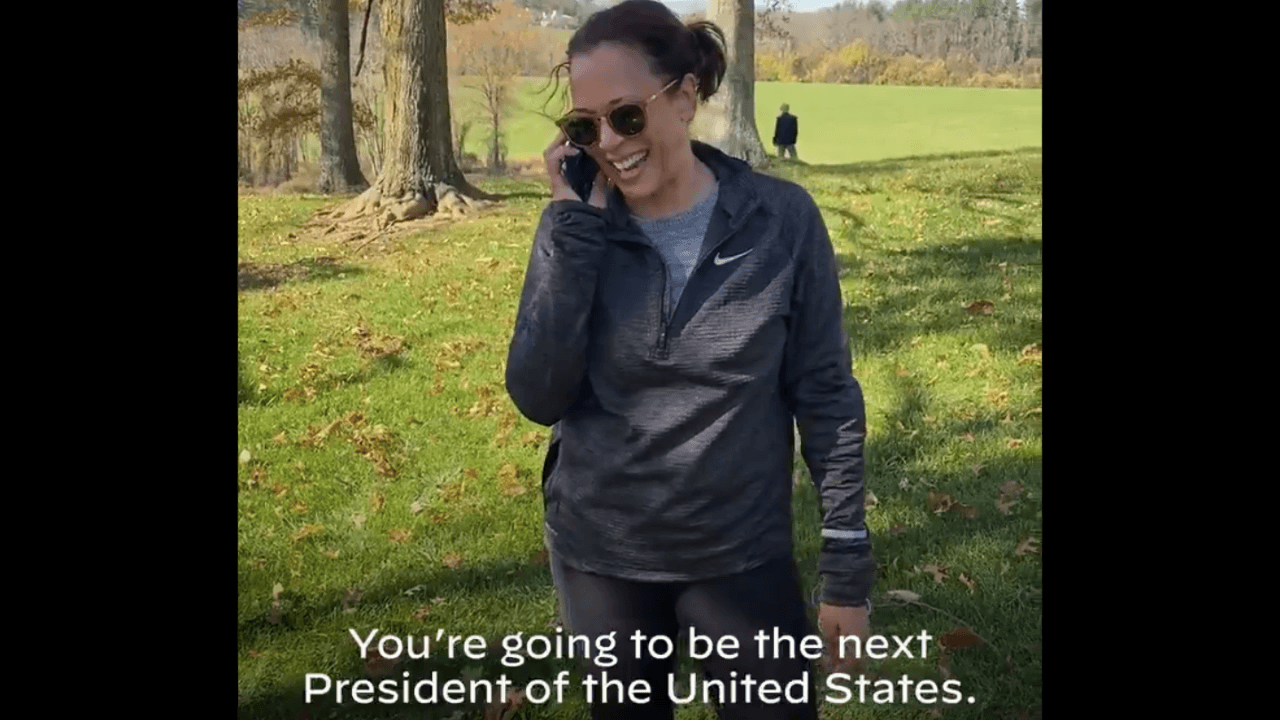 Biden'a ilk kutlama Kamala Harris'ten
