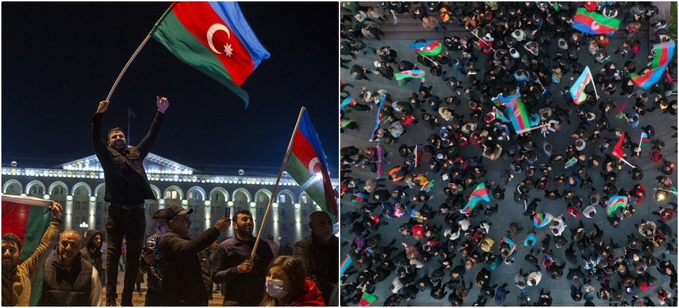 Azerbaycan halkı sevinçten uyuyamadı