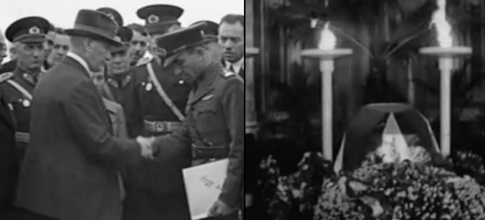 Bakan Ersoy paylaştı: Atatürk'ün ilk kez yayınlanan görüntüleri