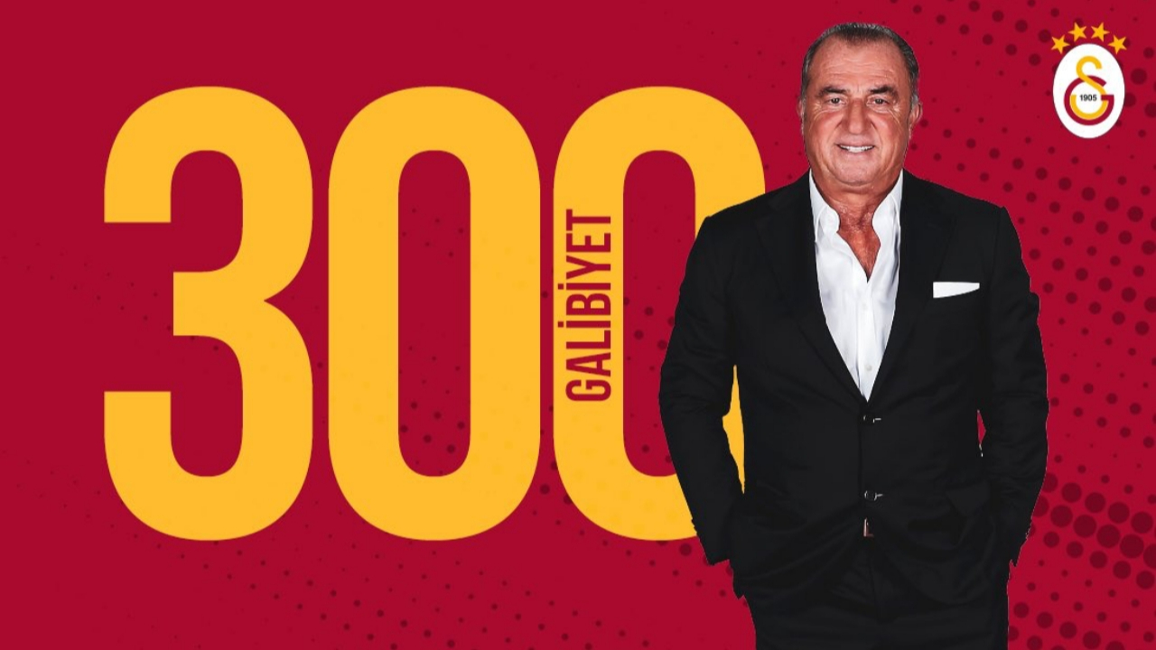 Fatih Terim Galatasaray'la 300 galibiyete ulaştı
