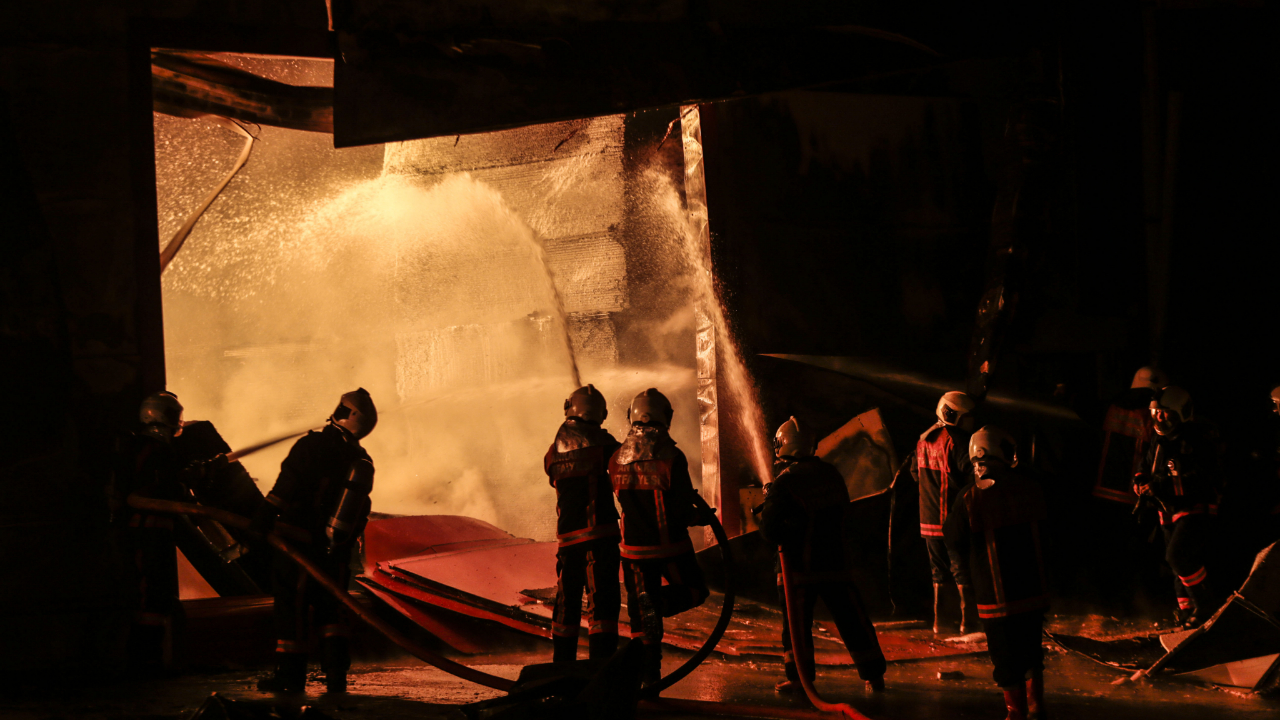 Ankara'da korkutan yangın!