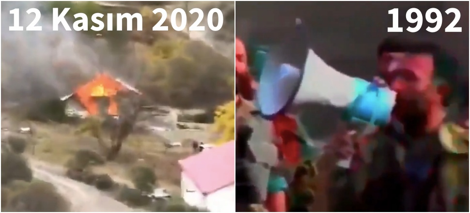 Gelirken katlettiler, giderken yakıyorlar