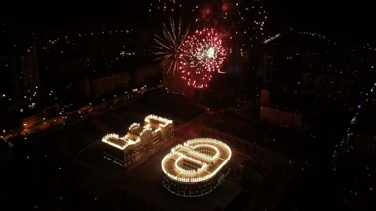 Azerbaycan'da coşkulu kutlama