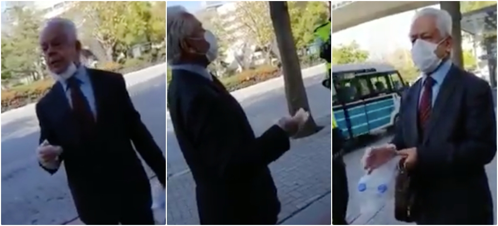 Çarşaflı kadına taciz ve hakaret