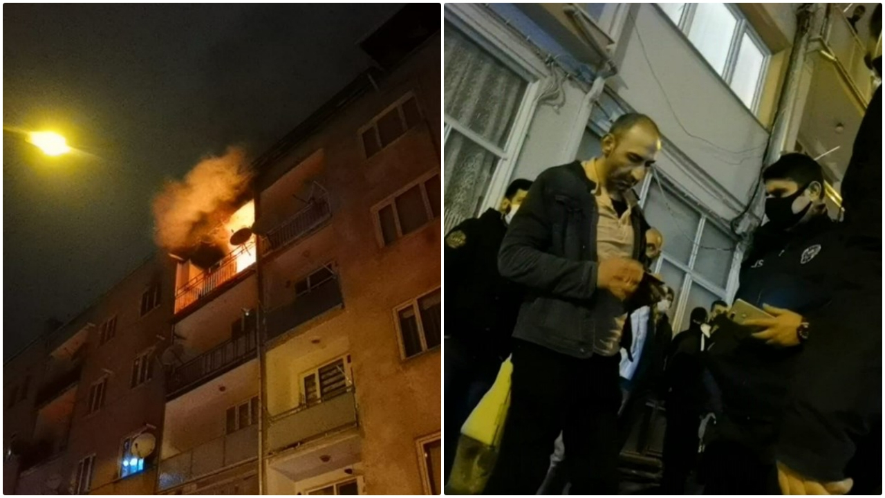 'Yanan evini izlerken maske cezası yedi' iddiasına yalanlama