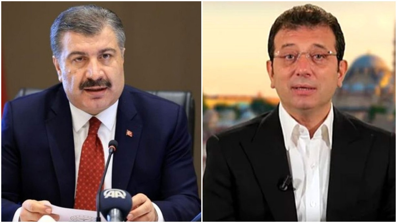 Bakan Koca, İmamoğlu'yla görüştü
