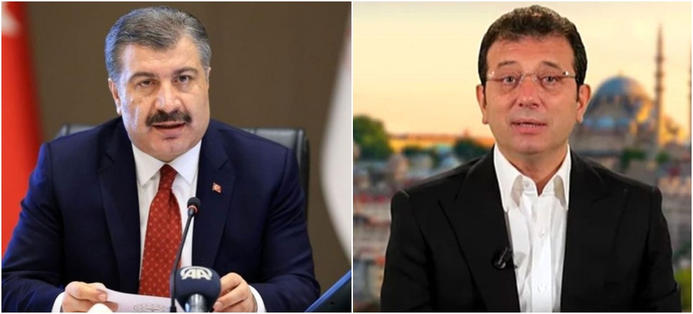 Bakan Koca, İmamoğlu'yla görüştü