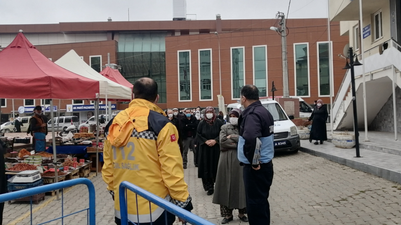 Vakalar artınca pazara sırayla girdiler