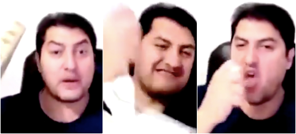 Kur'an-ı Kerim yırtıp sayfalarına tükürdü