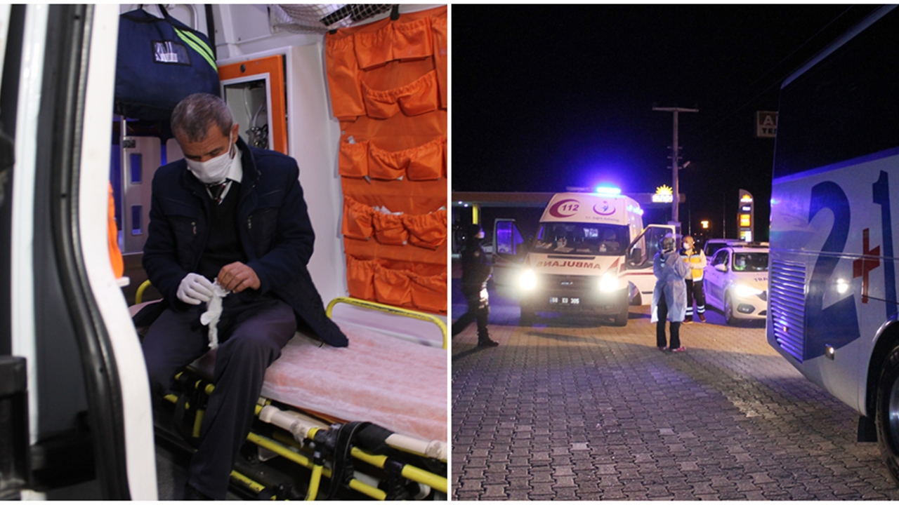 Şehirler arası otobüs kullanırken yakalandı